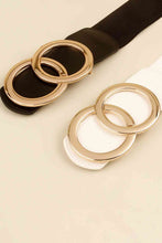 Load image into Gallery viewer, Zinc Alloy Buckle Elastic PU Belt
