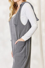 Load image into Gallery viewer, Celeste Full Size Ribbed Tie Shoulder Sleeveless Ankle Overalls
