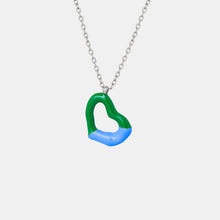 Load image into Gallery viewer, Heart Pendant Titanium Steel Necklace
