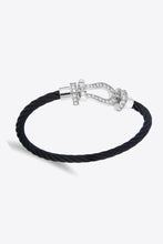 Load image into Gallery viewer, Men Rhinestone Cable Bracelet
