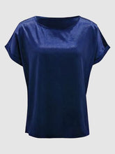 Load image into Gallery viewer, Round Neck Short Sleeve T-Shirt

