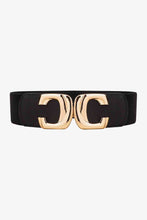 Load image into Gallery viewer, Zinc Alloy Buckle Elastic Wide Belt
