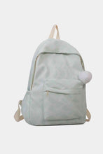 Load image into Gallery viewer, Printed Polyester Large Backpack (Fluffy Ball Included)
