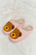 Load image into Gallery viewer, Melody Teddy Bear Print Plush Slide Slippers
