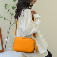 Load image into Gallery viewer, Tassel PU Leather Crossbody Bag
