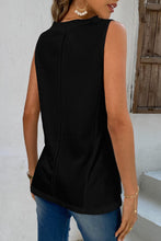 Load image into Gallery viewer, Buttoned V-Neck Tank
