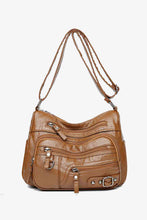 Load image into Gallery viewer, Multi-Pocket PU Leather Crossbody Bag
