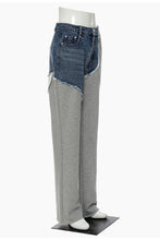 Load image into Gallery viewer, GAWQO Two-Tone Denim Lounge Pants
