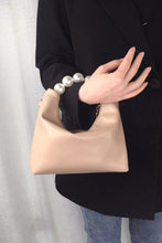 Load image into Gallery viewer, PU Leather Pearl Handbag
