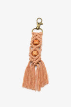 Load image into Gallery viewer, Assorted 4-Pack Handmade Macrame Fringe Keychain
