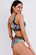 Load image into Gallery viewer, Floral Striped Bikini Set
