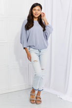 Load image into Gallery viewer, Andree by Unit Full Size Needless to Say Dolman Sleeve Top
