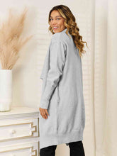 Load image into Gallery viewer, Long Sleeve Open Front Longline Cardigan
