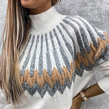 Load image into Gallery viewer, Mock Neck Long Sleeve Sweater
