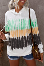 Load image into Gallery viewer, Tie-Dye Drawstring Pullover Hoodie
