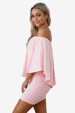 Load image into Gallery viewer, Full Size Off-Shoulder Layered Dress
