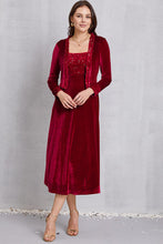 Load image into Gallery viewer, Sequin Long Sleeve Midi Dress
