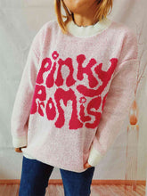 Load image into Gallery viewer, PINKY PROMISE Graphic Sweater
