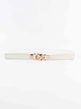 Load image into Gallery viewer, Zinc Alloy Buckle Elastic PU Belt
