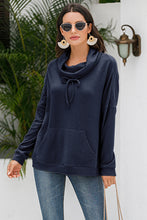 Load image into Gallery viewer, Cowl Neck Drop Shoulder Sweatshirt
