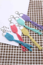 Load image into Gallery viewer, Assorted 4-Pack Handmade Fringe Keychain
