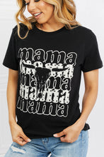 Load image into Gallery viewer, mineB I Got It From My Mama Full Size Graphic Tee in Black
