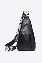 Load image into Gallery viewer, Take A Trip PU Leather Sling Bag
