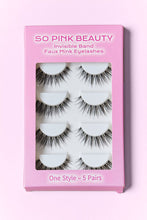 Load image into Gallery viewer, SO PINK BEAUTY Faux Mink Eyelashes 5 Pairs
