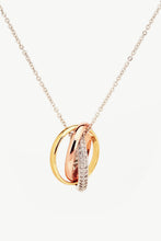 Load image into Gallery viewer, Cubic Zirconia Ring Pendant Necklace
