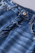 Load image into Gallery viewer, Distressed Flared Jeans with Pockets
