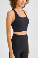 Load image into Gallery viewer, Cross Back Yoga Crop Top
