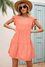 Load image into Gallery viewer, Frill Trim Ruffle hem Dress
