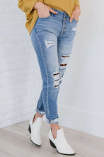 Load image into Gallery viewer, Kancan Untamed Full Size Run Leopard Lined Skinny Jeans
