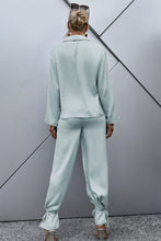 Load image into Gallery viewer, Roll-Tab Sleeve Shirt and Ankle-Tie Pants Set

