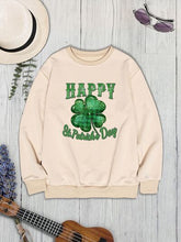 Load image into Gallery viewer, HAPPY ST. PATRICK&#39;S DAY Dropped Shoulder Sweatshirt
