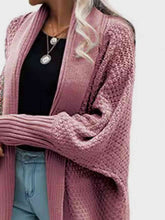 Load image into Gallery viewer, Open Front Long Sleeve Cardigan
