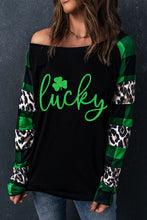 Load image into Gallery viewer, LUCKY Plaid Long Sleeve T-Shirt
