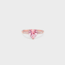Load image into Gallery viewer, Heart Zircon 925 Sterling Silver Ring
