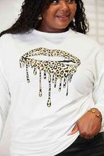 Load image into Gallery viewer, Simply Love Graphic Dropped Shoulder Round Neck Sweatshirt
