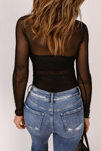 Load image into Gallery viewer, Spliced Lace Sweetheart Neck Bodysuit
