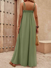 Load image into Gallery viewer, Tie-Shoulder Smocked Maxi Dress
