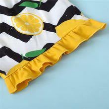 Load image into Gallery viewer, Summer Graphic Cami and Lemon Print Shorts Set
