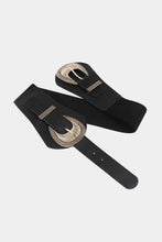 Load image into Gallery viewer, Shell Double Buckle Elastic Wide Belt
