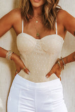 Load image into Gallery viewer, Polka Dot Spaghetti Strap Bodysuit

