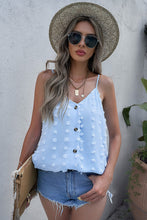 Load image into Gallery viewer, Swiss Dot Buttoned Cami
