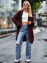 Load image into Gallery viewer, Long Sleeve Waffle-Knit Cardigan
