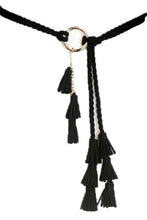 Load image into Gallery viewer, Braid Belt with Tassels

