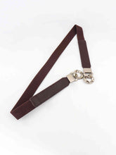 Load image into Gallery viewer, Zinc Alloy Buckle Elastic PU Belt
