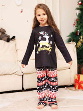 Load image into Gallery viewer, MERRY CHRISTMAS Graphic Top and Pants Set
