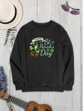 Load image into Gallery viewer, HAPPY ST. PATRICK&#39;S DAY Round Neck Sweatshirt
